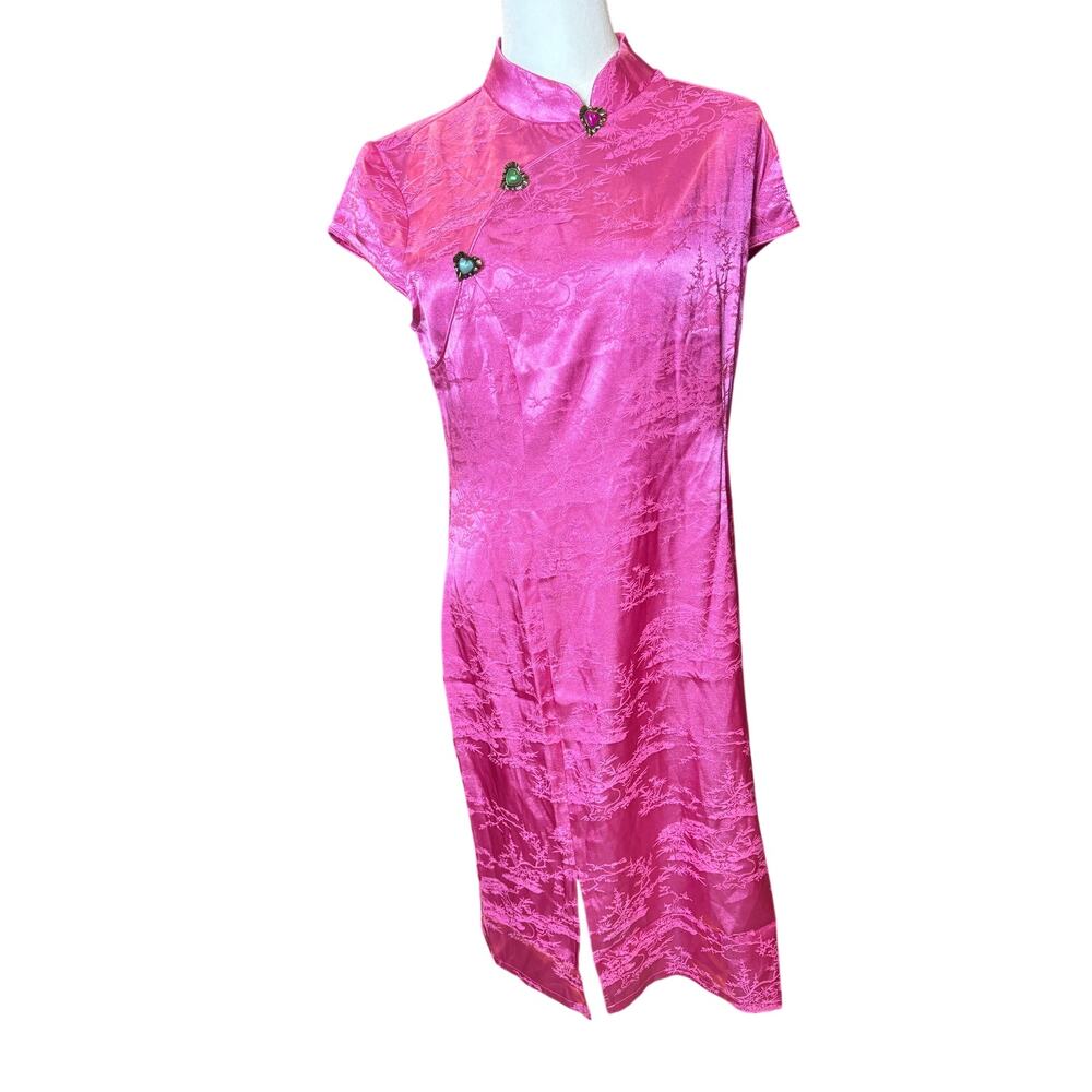 Lovely Faeriesty Pink Dress Size L - New with Minor Button Flaw - Picture 1 of 6